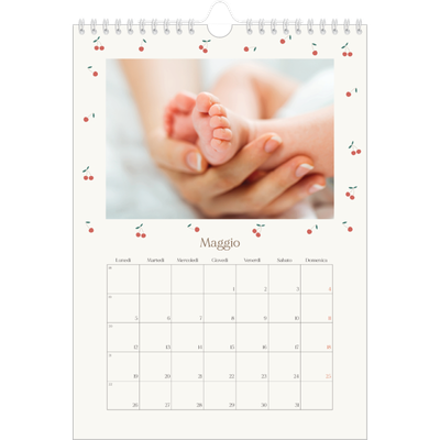 Calendario personalizzato A4 — Ciliegie [copertina]