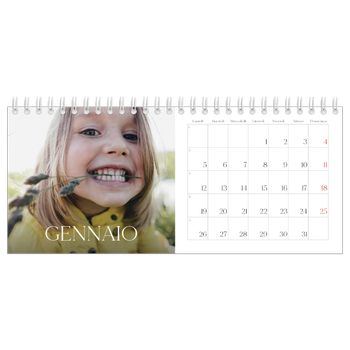 Calendario Fotografico da Tavolo — Dodici grandi mesi