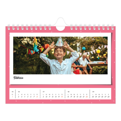 Calendario fotografico A5 — Scatti pop di colore [Febbraio]