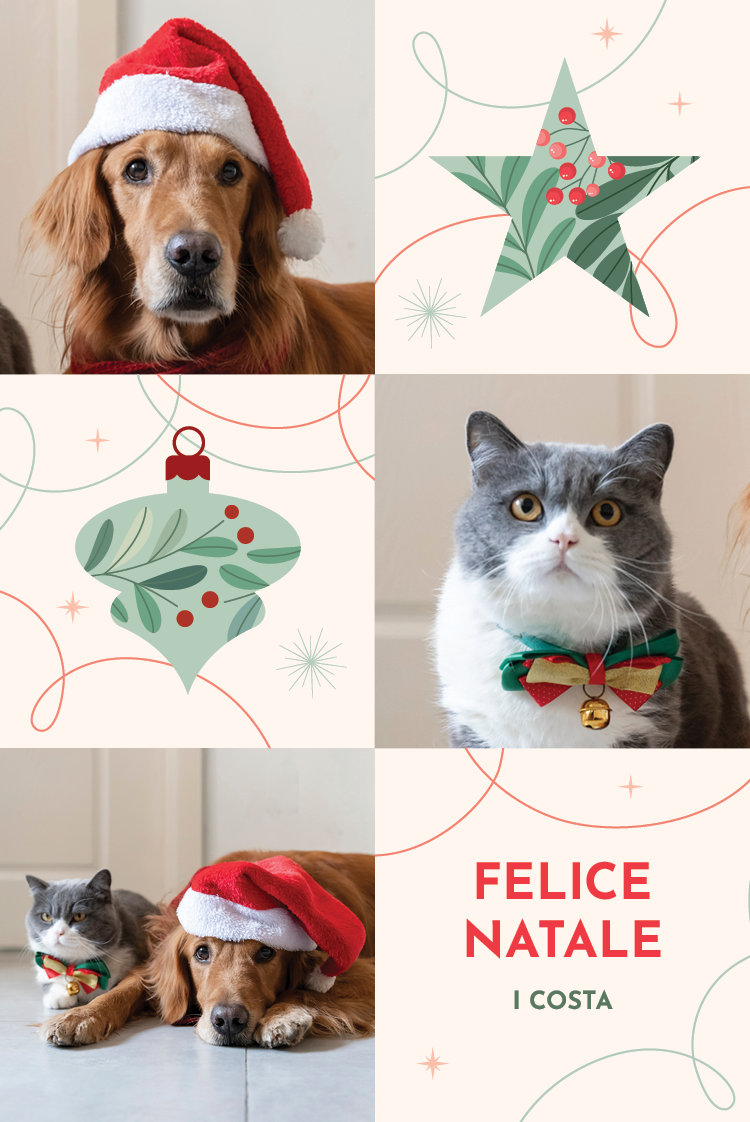 Biglietti — Natale per tutti - sfondo beige