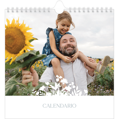Calendari quadrati — Motivo floreale [copertina]