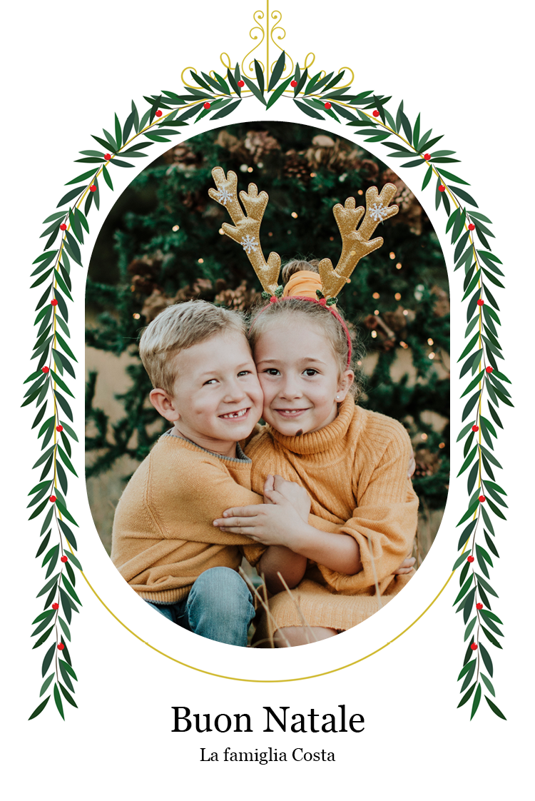 Biglietti — Ghirlanda di bacche invernali