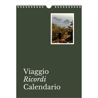 Calendario personalizzato A4 — Terra editoriale [copertina]