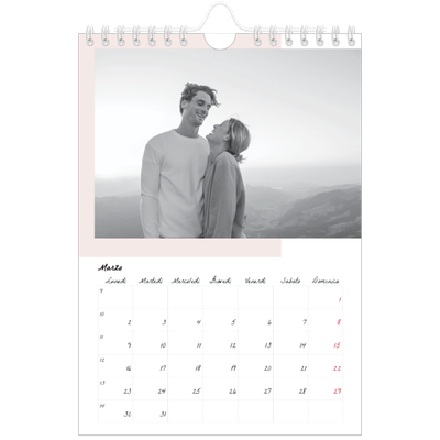 Calendario fotografico A5 — Schermate a colori [Marzo]