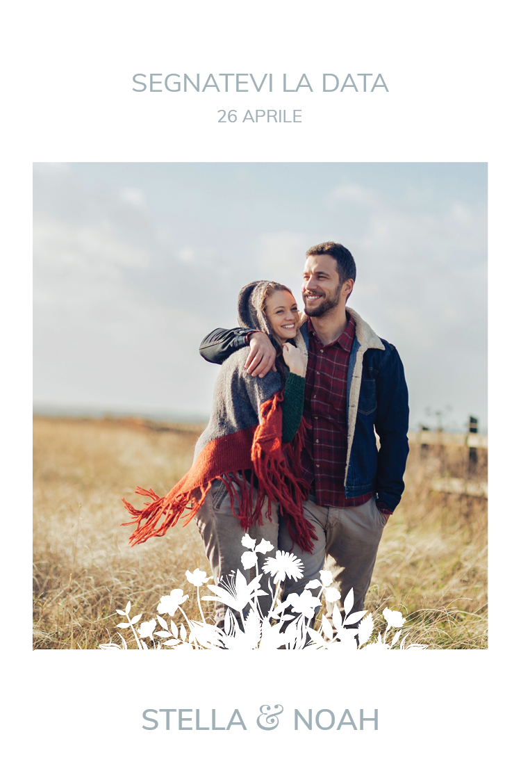 Save the date — Motivo floreale