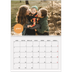 Calendario A4 Doppio — Adesivo fotografico [Aprile]