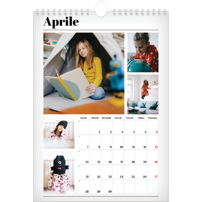 Calendario personalizzato A4 — Fresco di stampa [Aprile]