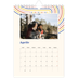 Calendario fotografico A5 — Strisce retro [Aprile]