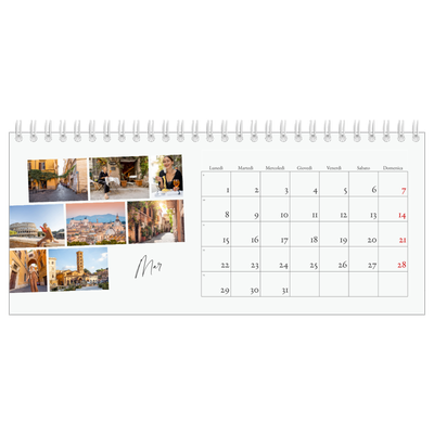 Calendari da tavolo — Soggiorno in città [Marzo]