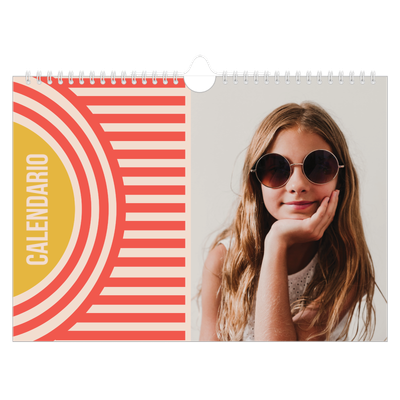 Calendario fotografico A4 — Luminoso e bello [copertina]