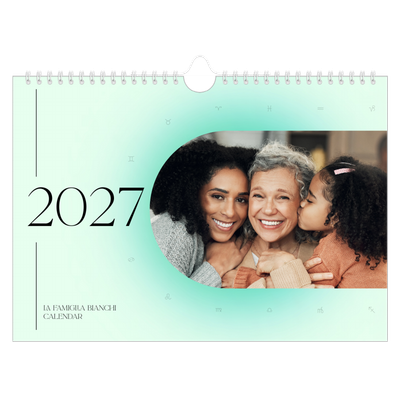 Calendario fotografico A4 — Sfumature astrologiche [copertina]