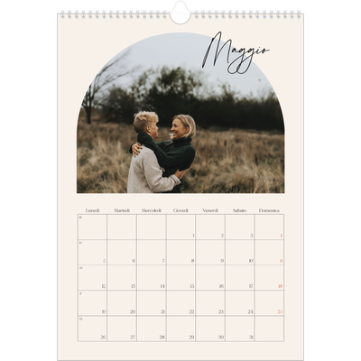 Calendario A3 verticale — Ricordi ad arco [copertina]