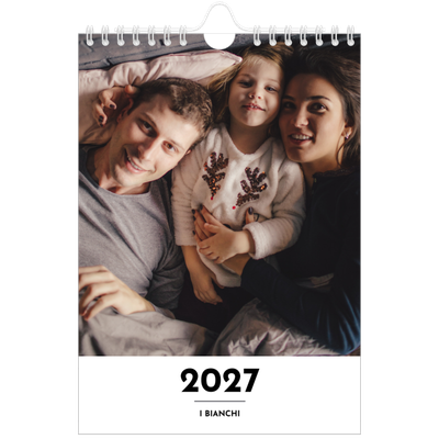 Calendario fotografico A5 — Riflettore lettera [copertina]