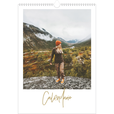 Calendario A3 verticale — Testo scarabocchiato [copertina]