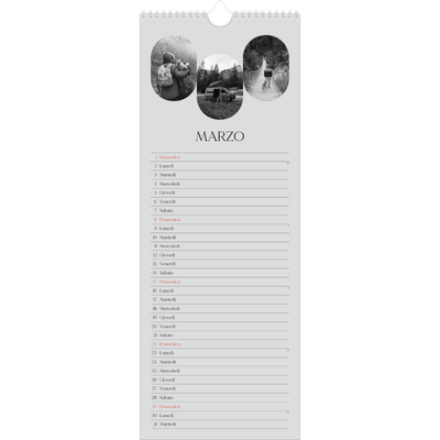 Calendario da cucina  — La strada aperta [Marzo]