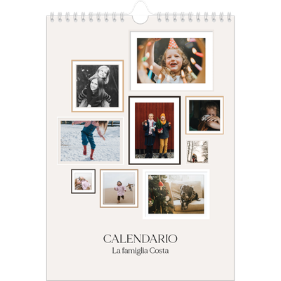 Calendario personalizzato A4 — Galleria fotografica a parete [copertina]