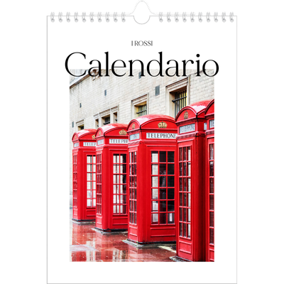 Calendario personalizzato A4 — Il mio diario di viaggio [copertina]