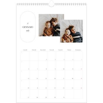 Calendario personalizzato A3 — Fare piani
