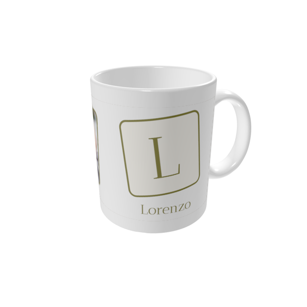 Tazze personalizzate — Iniziale semplice