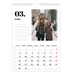 Calendario personalizzato A4 — Serif e momenti [Marzo]