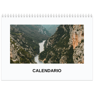 Calendario A4 Doppio — Foto semplice [copertina]