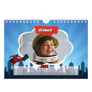 Calendario Fotografico A5 Orizzontale — Fumetti