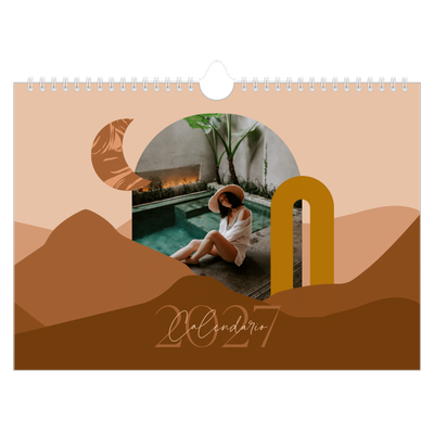 Calendario fotografico A4 — Montagne [copertina]