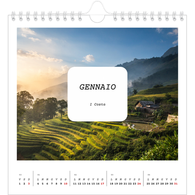 Calendari quadrati — Tutta la storia [Gennaio]