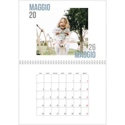 Calendario A4 Doppio — Tipo di coppia [copertina]