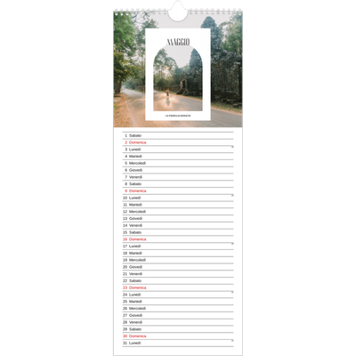 Calendario da cucina  — L'arco aperto [Maggio]