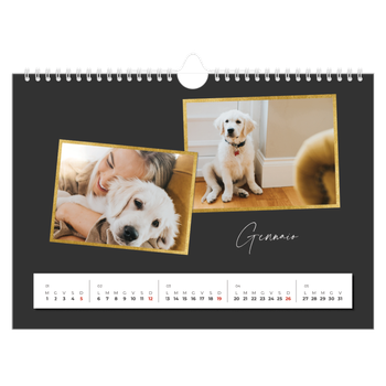 Calendario Fotografico A4 Orizzontale — Tanti ricordi