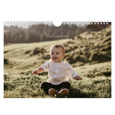 Calendario fotografico A4 — Scatole con strisce fotografiche [copertina]