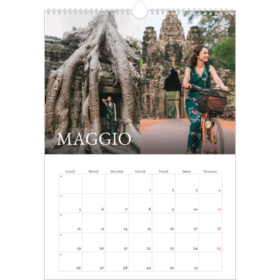 Calendario A3 verticale — Graziato semplice [copertina]