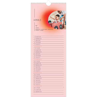 Calendario da cucina  — Sfumature astrologiche [Aprile]