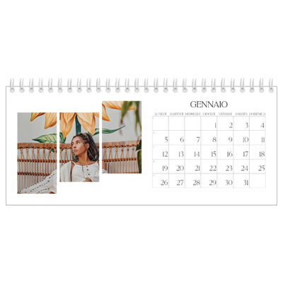 Calendari da tavolo — Mosaici di viaggio [Gennaio]