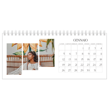 Calendario Fotografico da Tavolo — Mosaici di viaggio