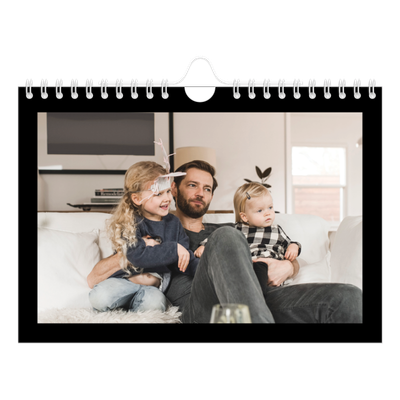 Calendario fotografico A5 — Margine nero [copertina]