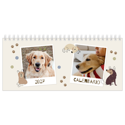 Calendari da tavolo — Cucciolo giocherellone [copertina]
