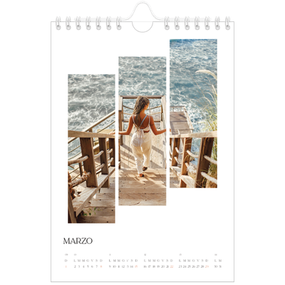 Calendario fotografico A5 — Mosaici di viaggio [Marzo]