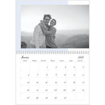 Calendario A4 Doppio — Schermate a colori
