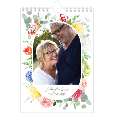 Calendario fotografico A5 — Fiori tradizionali [copertina]