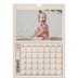 Calendario personalizzato A4 — Effetto timbro artigianale [Gennaio]