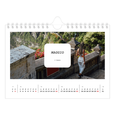 Calendario fotografico A5 — Tutta la storia [Maggio]