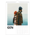 Calendario personalizzato A4 — White space [Gennaio]