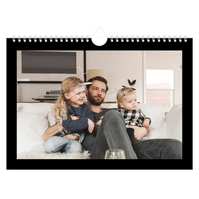 Calendario fotografico A4 — Margine nero [copertina]