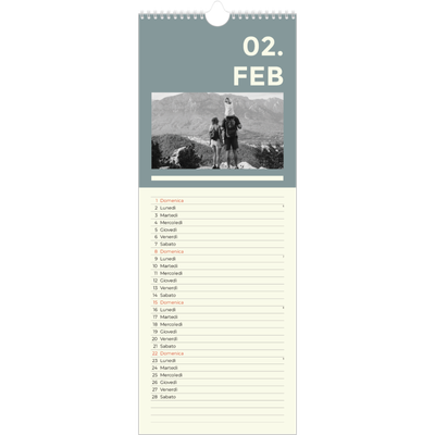 Calendario da cucina  — Contemporaneo [Febbraio]