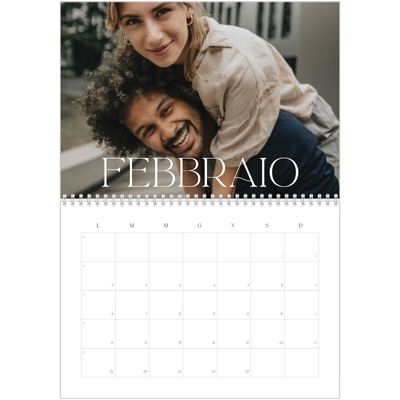 Calendario A4 Doppio — Più grande della vita [Febbraio]