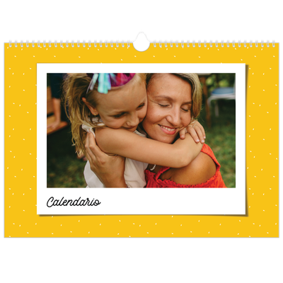 Calendario A3 orizzontale  — Scatti pop di colore [copertina]