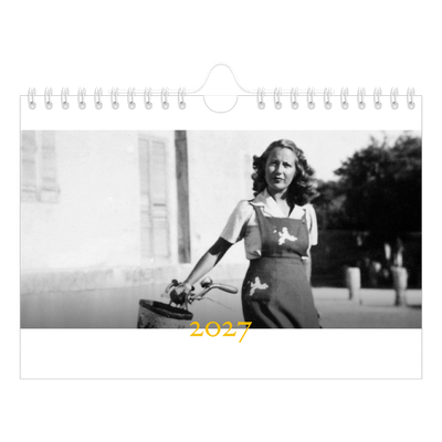 Calendario fotografico A5 — Stile tradizionale [copertina]
