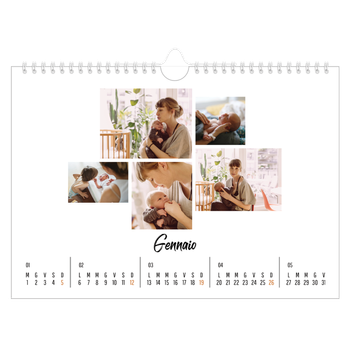 Calendario Fotografico A4 Orizzontale — Questo sono io